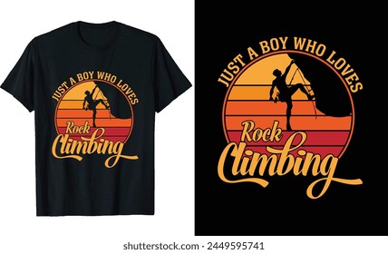 Climbing T Shirt Design, Mountain climber t shirt design vintage retro