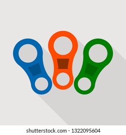 Climbing tool icon. Flat illustration of climbing tool vector icon for web design