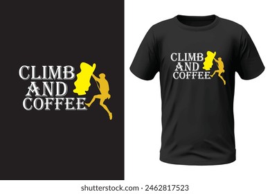 Climbing t-shirt design, outdoor design and vector file