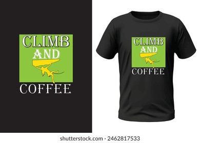 Climbing t-shirt design, outdoor design and vector file