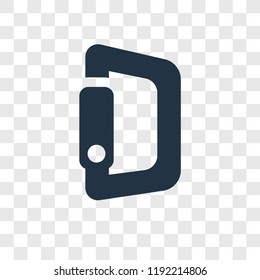 Climbing vector icon isolated on transparent background, Climbing transparency logo concept