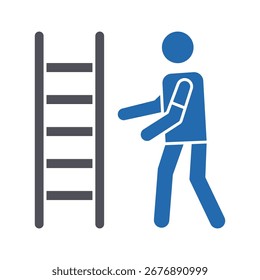 Icono de Vector de escalada que puede modificarse o editarse fácilmente

