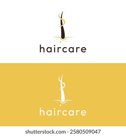 clinic dermatology hair care logo design.Logo for business, clinic and symbol.