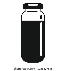 Clinic eye liquid icon. Simple illustration of clinic eye liquid vector icon for web design isolated on white background