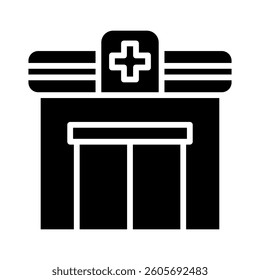 Clinic Icon Element for Design