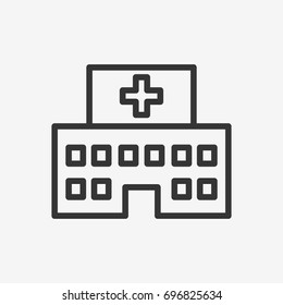 Clinic icon illustration isolated vector sign symbol