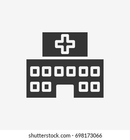 Clinic icon illustration isolated vector sign symbol