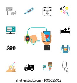 Clinic icon set