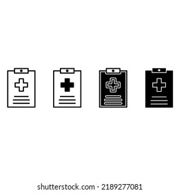 Clinic icon vector set. Hospital illustration sign. help symbol. infirmary logo. Ambulance mark.