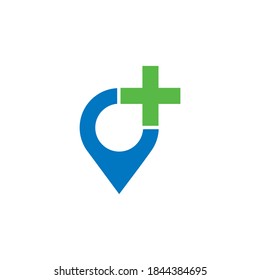 Clinic Pointer Vector , Medical Logo