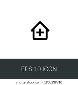 clinic simple eps 10 icon