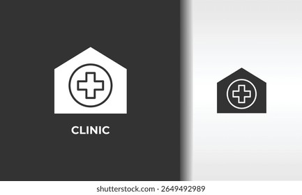 Ilustração De Símbolo Isolado De Vetor, Ícone Ou Logotipo Da Clínica