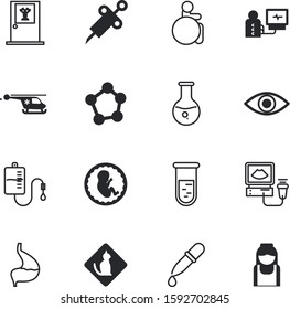 clinic vector icon set such as: medic, chair, template, bag, unborn, allowed, handicapped, outline, chronic, parent, sky, transfusion, molecular, pet, boy, glassware, fetal, pets, figure, pipette
