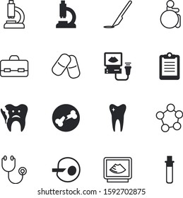 clinic vector icon set such as: dog, system, antibiotic, form, caries, dots, stomatology, structure, stone, reproductive, drug, gynecology, listen, reproduction, nutritious, handicap, cutter