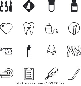 clinic vector icon set such as: blade, check, just, biotechnology, shop, hand, creative, line, vacancy, heartbeat, delight, temperature, tech, fractures, knife, valentine, allowed, surgical, scanner