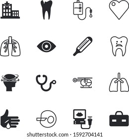 clinic vector icon set such as: document, baby, scanner, clinical, bandage, watch, love, suitcase, worker, transfusion, cardiology, adult, construction, frustration, cross, ultrasonography, eye