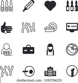 clinic vector icon set such as: instrument, romance, stone, occupation, reproductive, meteorology, uniform, artificial, stethoscope, checkup, art, food, broke, development, construction, car, x-ray