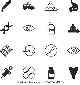 Clinic Vector Icon Set Such As: Stomatology, Spermatozoon, Group, Bandaid, Screw, Problem, Artificial, Image, Restoration, Wound, Ivf, Dentist, Baby, Dental, Ovum, Rubber, Strand, Adhesive, Vitro