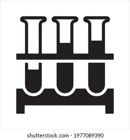 Clinical analysis icon, vector and glyph