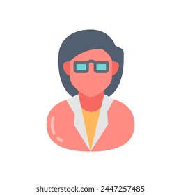 Clinical Data Manager icon in vector. Logotype
