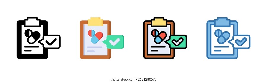 Elemento de icono clínico para el diseño