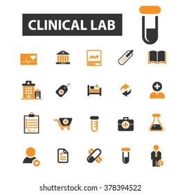clinical lab icons