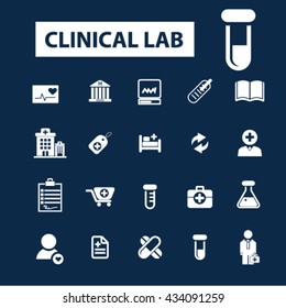 iconos clínicos de laboratorio
