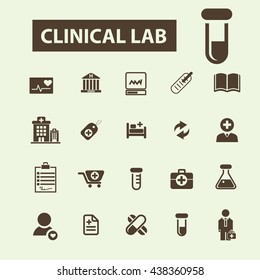 clinical lab icons
