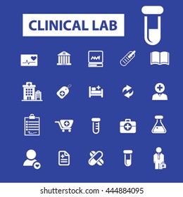 clinical lab icons