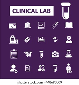 iconos clínicos de laboratorio