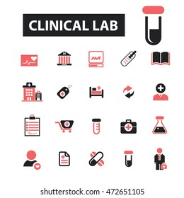 clinical lab icons