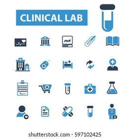 iconos clínicos de laboratorio
