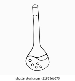 Clinical laboratory sciences doodle drawing collection.