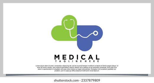 clinical logo design with creative concept