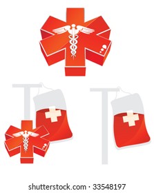 clinical materials and symbols
