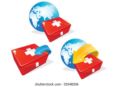 clinical materials and symbols