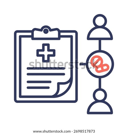 Clinical Trials Icon Element for Design