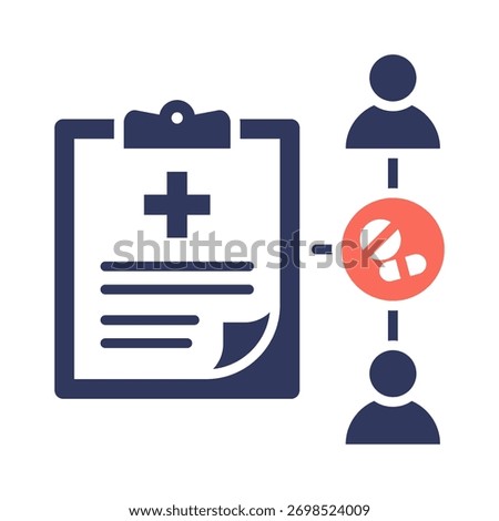Clinical Trials Icon Element for Design