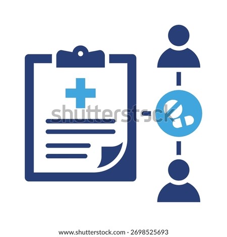 Clinical Trials Icon Element for Design