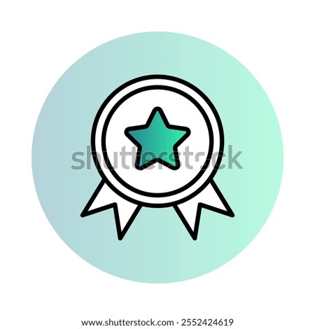 Clinically Proven Safe and Effective Icon – Medal with Star Representing Certification and Quality Assurance