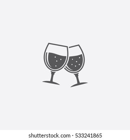 Clink glasses icon