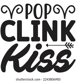 clink kiss t shirt design