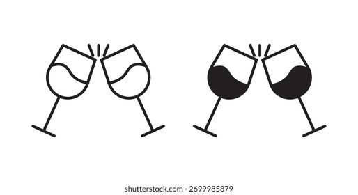 Concepto de icono de gafas de repiqueteo. Símbolo del logotipo para el Web y el móvil. Pixel perfecto.