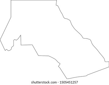 clinton County map in Pennsylvania state