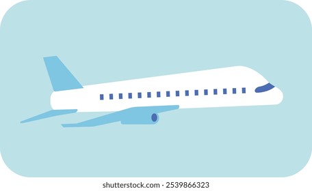 Clip art of airplane(jumbo jet)