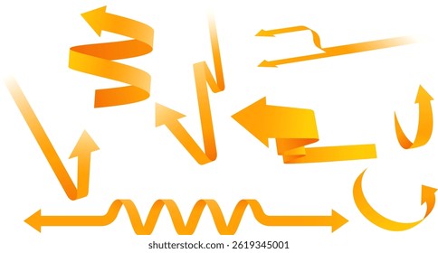 Clip art of arrow in motion