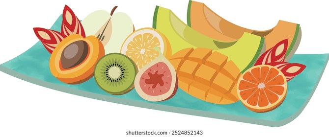 clip-art de frutas sortidas