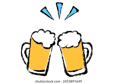 Clip art of beer in beer mug