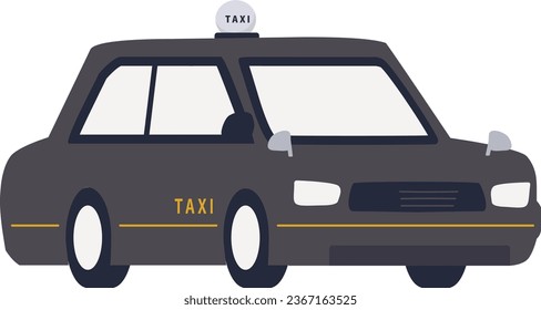 Clip art of black cab