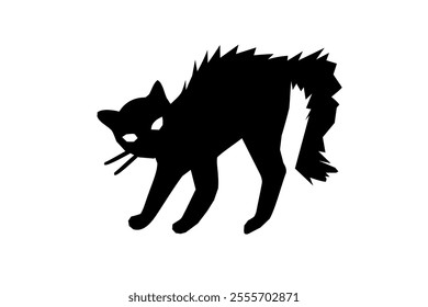 clip art of black cat